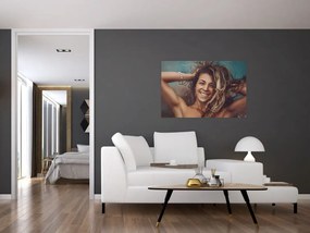 Tablou - Portretul unei femei tinere (90x60 cm)