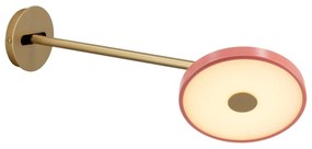 Aplică de perete roz LED cu intensitate reglabilă ø 15 cm Asteria Wall Long – UMAGE