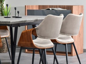 Scaun Rolf K (nuc + negru). 1111254