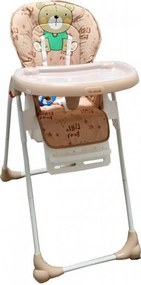 Scaun de masa pentru copii si bebe Baby Care™ CC reglabil in 3 trepte, Pliabil, Centura de siguranta, Sezut comfortabil, Masuta detasabila, Pozitie