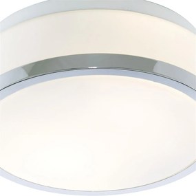 Plafoniera baie cu protectie IP44 Cheese 23cm, crom