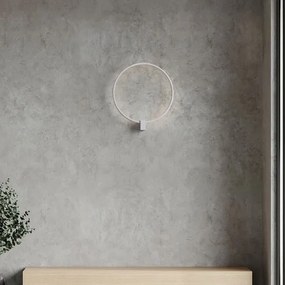 Aplica de perete circulara LED CCT CERCIO 50cm alb