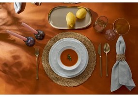 Set de masă 18 piese alb/porțelan