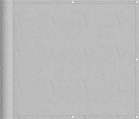vidaXL Paravan de balcon gri deschis 90x700 cm 100% poliester oxford
