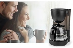 Nedis KACM150EBK - Cafetieră 1,25l cu funcție menținere temperatură