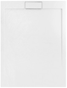 Rea Grand cădiță de duș dreptunghiulară cu sifon 120x90 cm alb REA-K4591