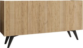 Comoda PEKIN, stejar, PAL melaminat, 150x40x76 cm
