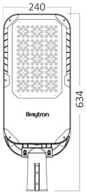 Lampa stradala LED 148W, 20800 lm, lumina neutra, IP66, Braytron