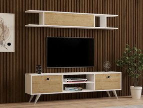Mobilier living Sikita (alb + pin) . 1095571