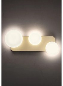 Aplica de perete Redo LUMIEN 01-2472, 3x G9, 10 W, 230 V, auriu/alb