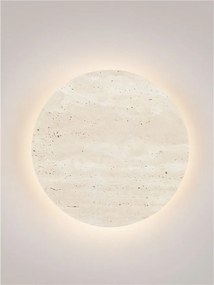 Aplica perete din travertin cu lumina ambientala VIANO 30cm