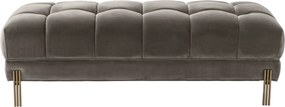 Bancheta eleganta design LUX Sienna, catifea gri 113200 HZ