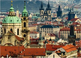 Tablou - Panorama din Praga (70x50 cm)