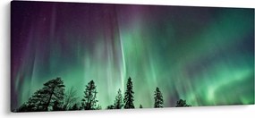 Tablou cu Northern Lights (120x50 cm)