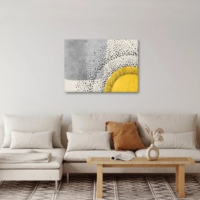 Tablou - pictură abstractă de plajă N⁰3 (70x50 cm)