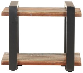 320491 vidaXL Noptieră, 50 x 40 x 40 cm, lemn masiv reciclat