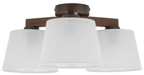 Brilagi - Plafonieră aplicată LATTE, 3 x E27, 15W, 230V, pin/alb