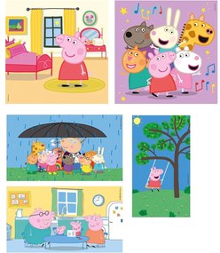 Purcelușa Peppa Life Puzzle 10 în 1 Clementoni