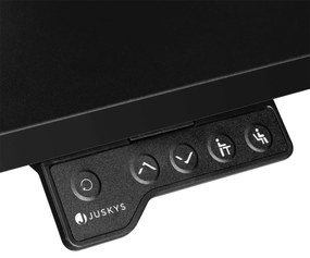 Juskys Masa de birou 140x60cm - neagra
