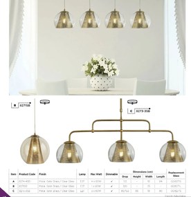 Pendul design modern Conio 8271SB SRT