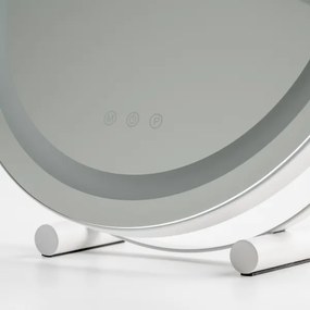 BRILAGI - Oglindă de machiaj LED cu reglaj al luminozității CALIFORNIA LED/17W/230V, Ø 42 cm, albă