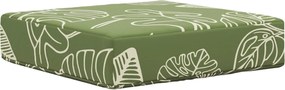 vidaXL Perna de Șezut pentru Exterior Design cu frunze 40 x 40 x 8 cm