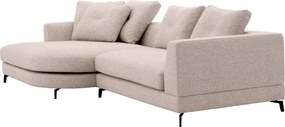 Canapea eleganta design LUX Moderno S left, Aveiro sand