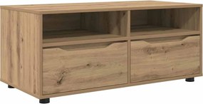 vidaXL Cabinet TV Stejar Artizanal 100 x 48 x 43 cm Lemn compozit