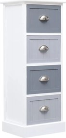 vidaXL Dulap lateral, 35x30x90 cm, lemn de paulownia