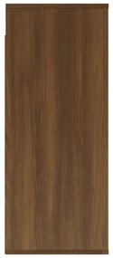 Dulap de perete, stejar maro,80x33x80 cm, lemn prelucrat 1, Stejar brun