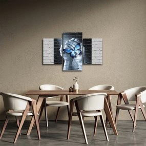 Tablou - Fluture pe perete (90x60 cm)