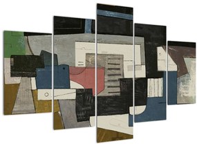 Tablou - Abstracție cubism (150x105 cm)