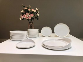 Set 108 Platouri Molecule Casablanca (30 cm Alb)