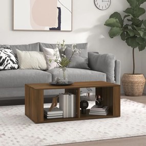vidaXL Măsuță de cafea, stejar maro, 100x50x36 cm, lemn prelucrat