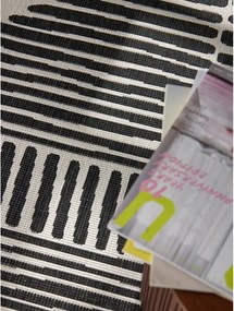 Covor pentru exterior și interior negru/crem rotund ø 200 cm Haringey Bounds – Ted Baker