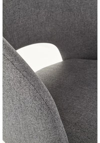 Scaun de bucaterie Alanna, gri/negru