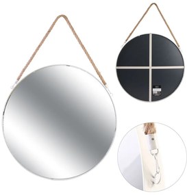 OFERTA Oglinda rotunda alba MIRROR II. calitate secundara