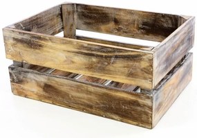 Cutie din lemn VINTAGE DIVERO maro - 51 x 36 x 23 cm