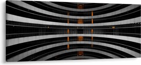 Tablou abstract - clădire (120x50 cm)
