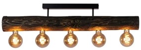 Spot-Light DO6997556 - Lustră aplicată TRABO 5xE27/60W/230V, lemn de pin