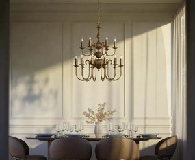 Candelabru 18 brate din alama stil clasic Petalo