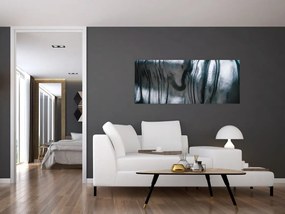 Tablou - Fața din oțel (120x50 cm)