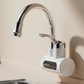 Instant de apă caldă cu afișaj LED 3000W/230V IPX4 alb