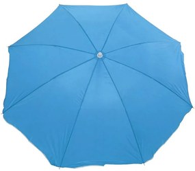 Umbrela de plaja inclinabila Culoare Albastru deschis, CORAL 180 cm