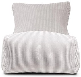 Fotoliu bean bag verde cu tapițerie din catifea reiată Seat 100 Lounge – SLOWDOWN