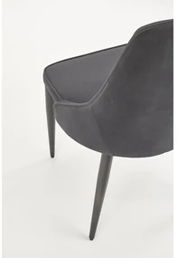 Scaun de bucaterie Marien, gri/negru