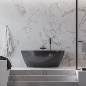 Suport de perete pentru prosoape OMNIRES DA70110BL DARLING negru semimat