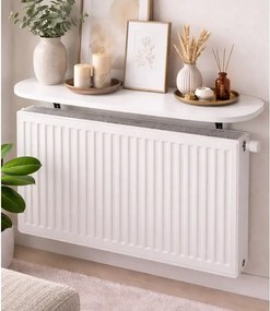 Raft perete, suport calorifer, alb Homs, 120 x 18  cm, L009