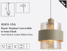 Pendul stil decorativ Royal chihlimbar