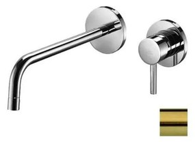 Paffoni - Baterie lavoar pentru montaj încastrat LIGHT auriu periat